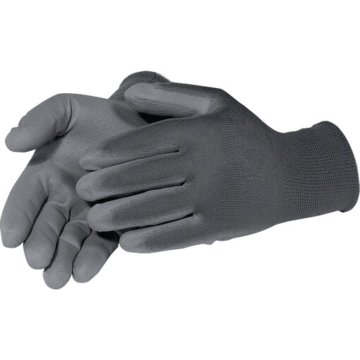 Arbeitshandschuhe, Feinstrickhandschuh PU grau, PSA